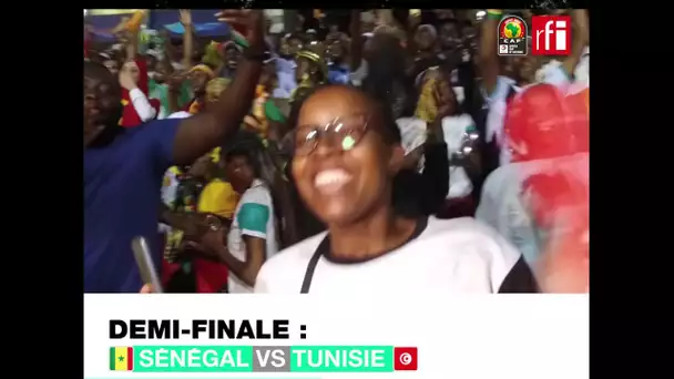 La joie des supporters sénégalais et algériens #CAN2019
