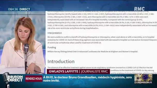 Pourquoi l'OMS suspend "temporairement" les essais cliniques avec l'hydroxychloroquine?