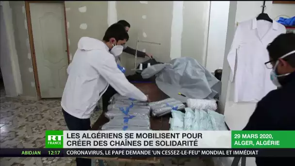 Face à la pandémie, une vague de solidarité parcourt la société algérienne