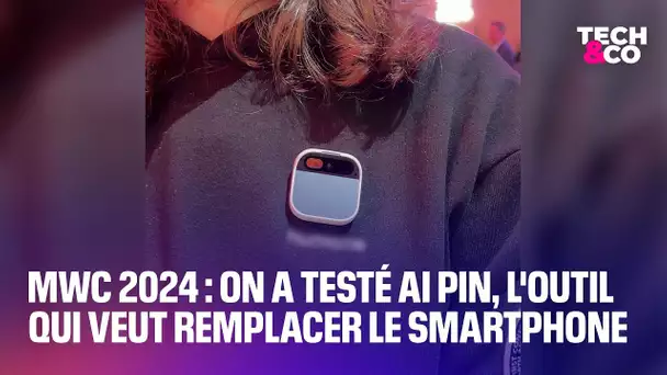 On a essayé AI Pin, le mini-projecteur qui veut remplacer le smartphone