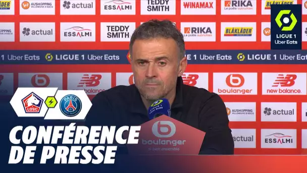 Conférence de presse LOSC LILLE - PARIS SAINT-GERMAIN (1-1)  / 2023/2024