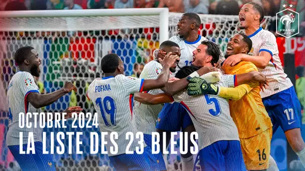Les 23 Bleus pour octobre 2024
