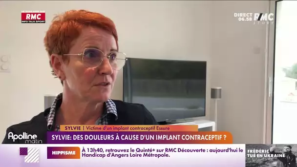 Sylvie a subi des "pertes de cheveux" après un implant contraceptif définitif.