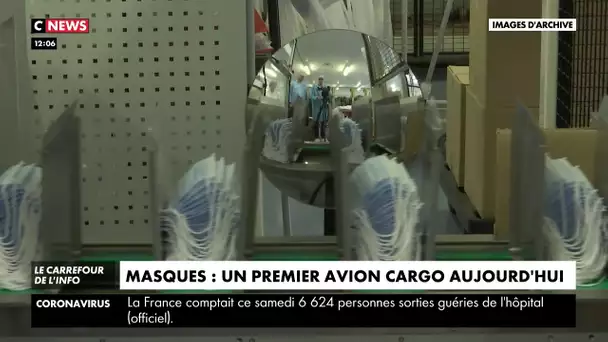 Masques : un premier avion cargo arrivera ce dimanche en France