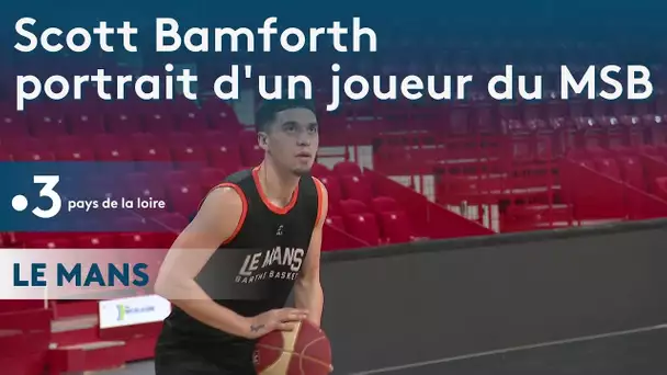 Basket, portrait de Scott Bamforth joueur au MSB
