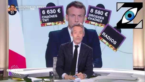 [Zap Télé] Combien coûtent les droits de diffusion de l'allocution du Président ? (01/04/21)