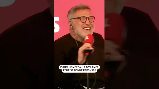 Isabelle Mergault acclamée pour sa bonne réponse !