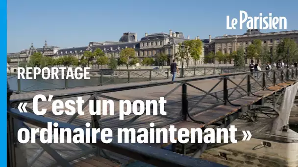 Pont des Arts rénové : « Les vieilles planches lui donnaient un petit charme », regrette un touriste