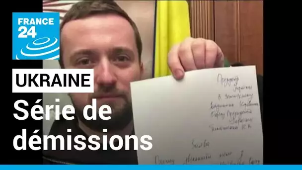 Ukraine : série de démissions après des scandales de corruption • FRANCE 24