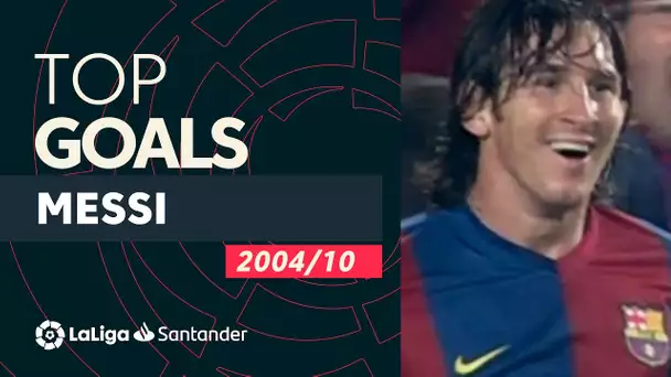 ALL GOALS Messi 2004 - 2010