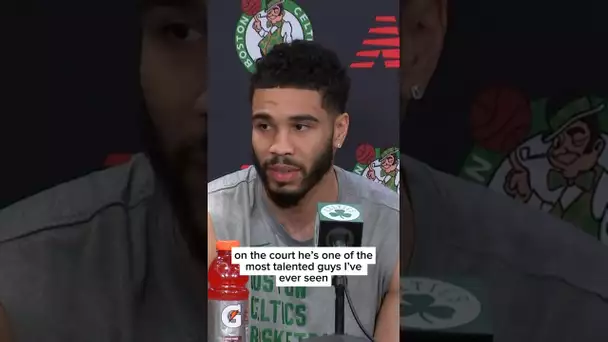 “A lot of great memories” - Jayson Tatum talks Kyrie Irving’s time on the Celtics! 🗣️ | #Shorts