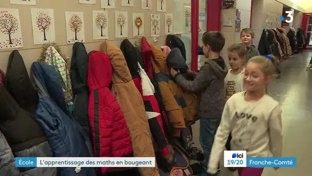 Haute-Saône :  les écoliers apprennent les mathématiques en faisant du sport