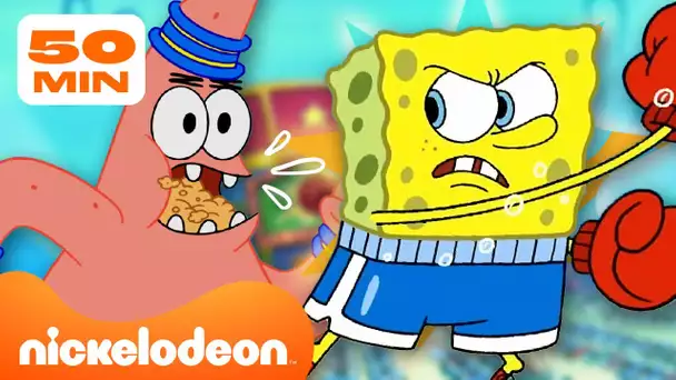 Les plus grosses disputes de Bob l'éponge et Patrick ! | 45 minutes | Nickelodeon France