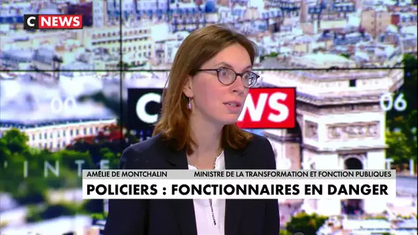 Agression de policiers : «On ne peut pas tolérer qu'ils soient attaqués», Amélie de Montchalin