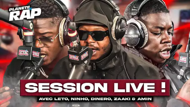 SESSION FREESTYLE avec Leto, Ninho, Dinero, Zaaki & Amin ! #PlanèteRap