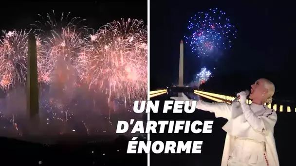 Investiture de Joe Biden: un feu d’artifice clôture la journée sur une musique de Katy Perry