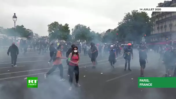 14 juillet à Paris : de nouveaux affrontements entre manifestants et forces de l’ordre