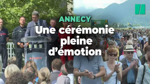 Après l’attaque à Annecy, le rassemblement de soutien aux victimes empreint d’émotions