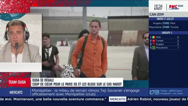 Rothen sur Rabiot : “Quand t'arrives dans un grand club, faut arriver sur la pointe des pieds"