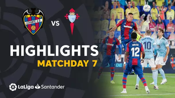 Highlights Levante UD vs RC Celta (1-1)