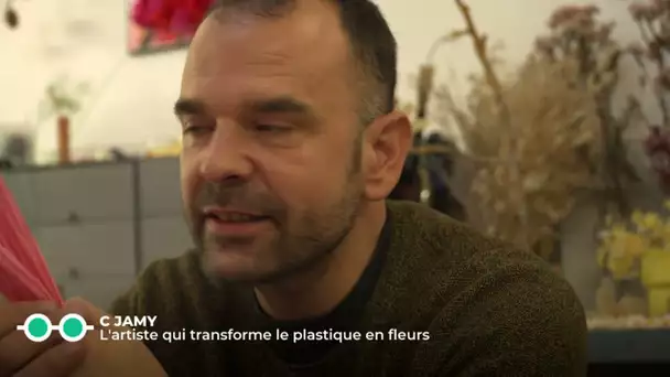 L'artiste qui transforme le plastique en fleurs - C Jamy