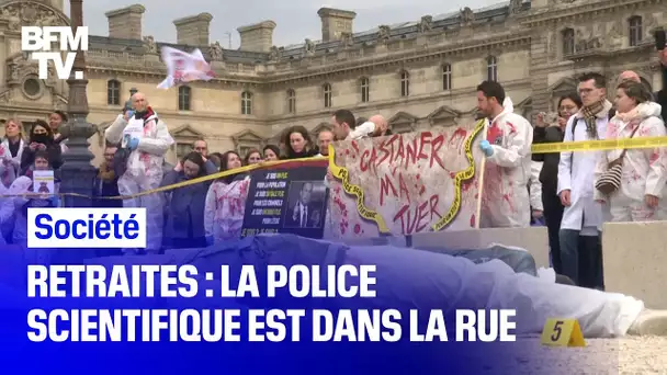 La police scientifique manifeste à Paris pour obtenir 'un vrai statut'