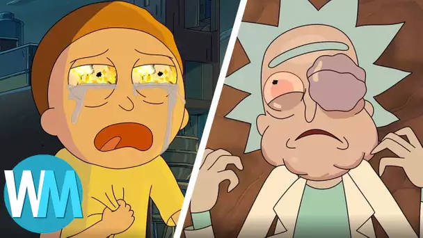 TOP 10 des MORTS les plus BRUTALES dans RICK et MORTY !