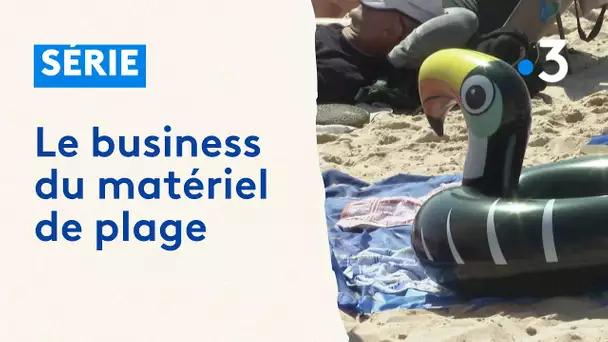 Les accessoires de plage, un business florissant à Juan-les-Pins