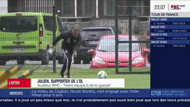 Julien, supporter de l'OL, se montre enthousiaste à l'aube de cette nouvelle saison