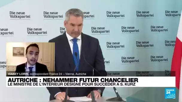 Autriche : le ministre de l'Intérieur Karl Nehammer choisi pour devenir nouveau chancelier