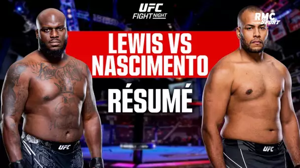 Résumé UFC : Lewis-Nascimento... du spectacle, un TKO et une célébration dingue !