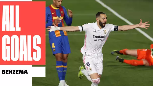 Todos los GOLES de KARIM BENZEMA en LaLiga