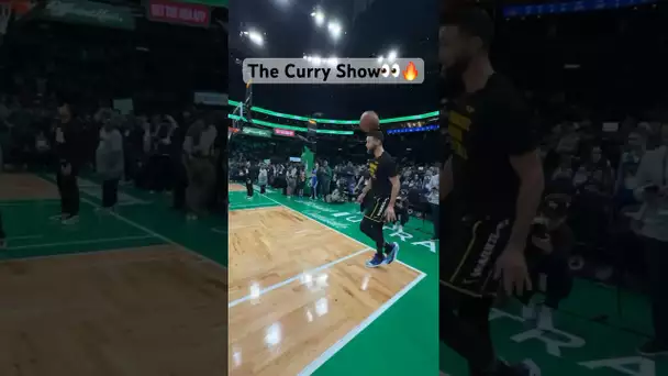 Stephen Curry Puts On A Show Before The Game In Boston! 👀😲|#Shorts