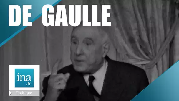 1965 : Charles de Gaulle "La nécessité d'un marché commun en Europe" | Archive INA