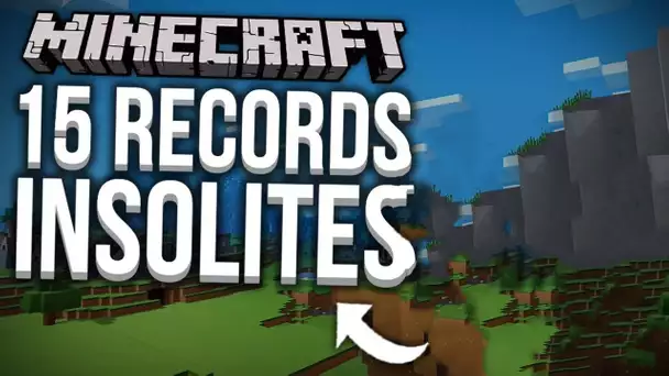 15 RECORDS DU MONDE INSOLITES DANS MINECRAFT !