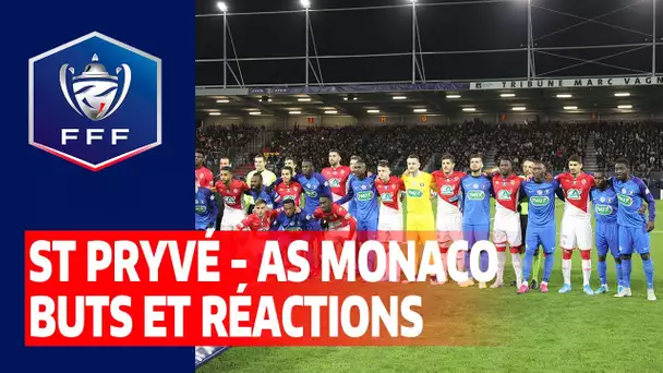 Buts et réactions après Saint-Pryvé Saint-Hilaire FC - AS Monaco (1-3) I Coupe de France 2019 2020