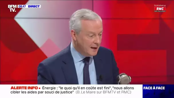 Bruno Le Maire: "Nous taxons bien les superprofits des énergéticiens"