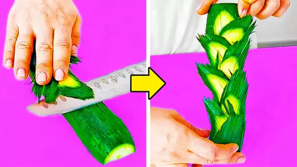 Comment peler et couper des fruits et des légumes 🔪🥕 Astuces intelligentes et gadgets de cuisine