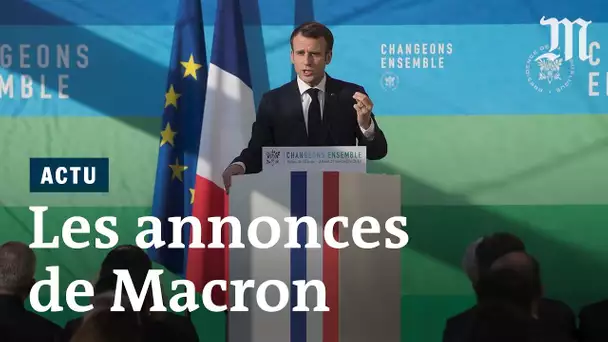 Discours de Macron : les annonces sur la transition énergétique