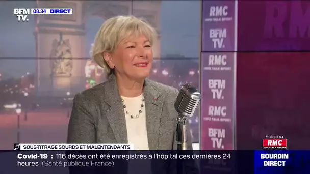 Dominique Le Guludec, présidente de la HAS, face à Jean-Jacques Bourdin sur RMC et BFMTV