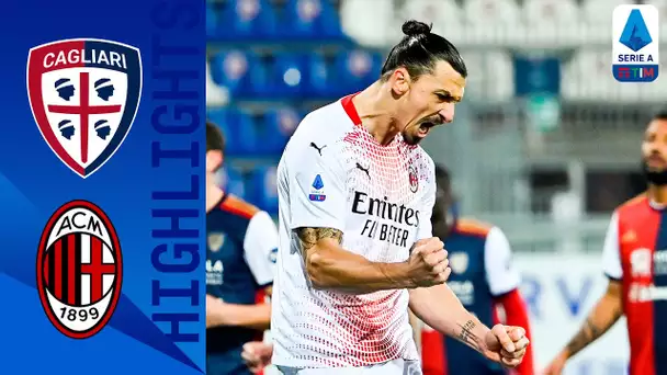 Cagliari 0-2 Milan | Ibrahimovic At The Double To Keep Milan Top! | Serie A TIM