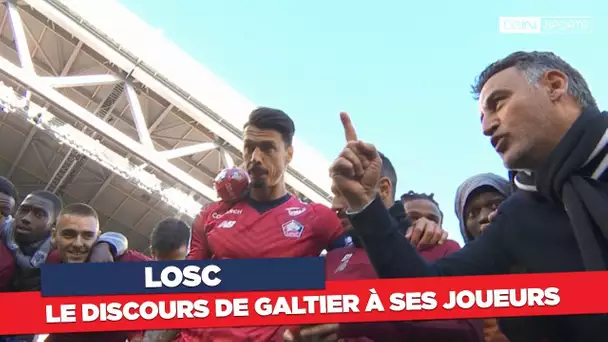 LOSC : Le discours de Christophe Galtier à ses joueurs