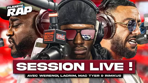 SESSION FREESTYLE avec Werenoi, Lacrim, Mac Tyer & Rimkus ! #PlanèteRap