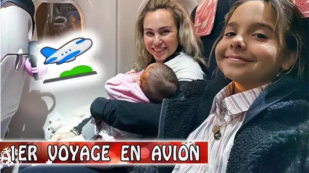 PREMIER VOYAGE EN AVION POUR BÉBÉ ✈️/ Incroyable talent c'est parti !