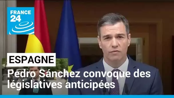 Espagne : Pedro Sánchez crée la surprise en convoquant des législatives anticipées • FRANCE 24