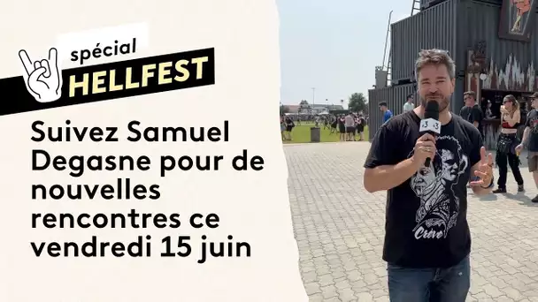 Au Hellfest 2023, notre chroniqueur Samuel Degasne nous fait rencontrer du beau monde