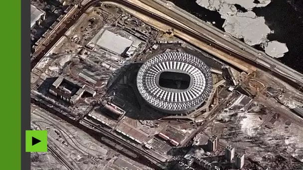 Les 12 stades de la Coupe du monde 2018 en Russie vus par satellite