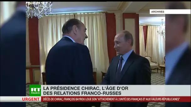 La présidence Chirac, l'âge d'or des relations franco-russes
