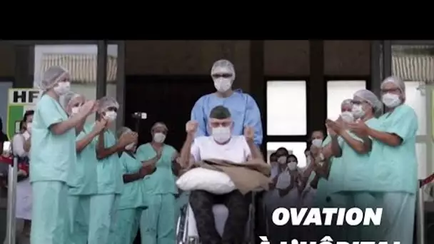 Guéri du coronavirus à 99 ans, ce Brésilien sort de l'hôpital sous une haie d'honneur
