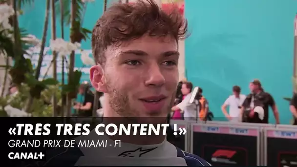 Pierre Gasly heureux après sa 7e place en qualifications - Grand Prix de Miami - F1